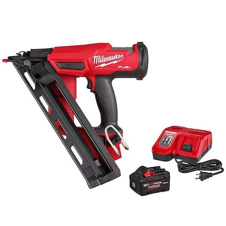Milwaukee Tool Nail Gun Kit, 18 V DC 2839-20, 48-59-1881