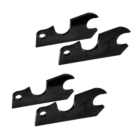 Mytee Products 13in x 6.2in Quick Attach Bucket Ears Compatible w/ Kubota Excavator Set of 2, 2PK BEA-KT-KX040x2