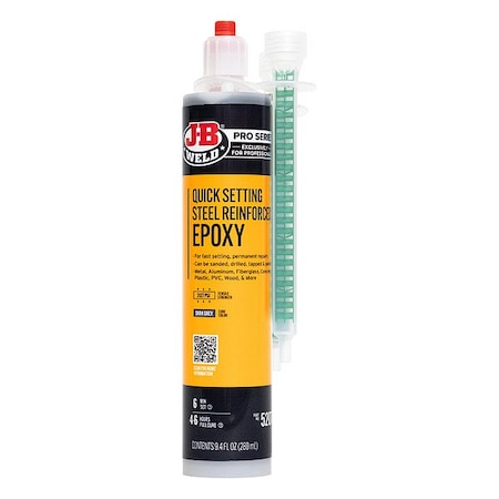 J-B Weld Epoxy Adhesive, 140 mL, Gray 52076