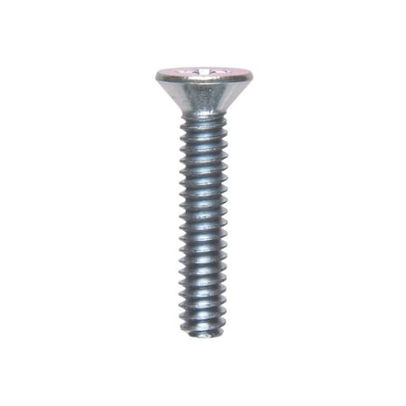 Hillman Machine Screws No. 10-24 S X 1in L Phillips Flat Head Zinc-Plated Steel Zinc-Plated 101079