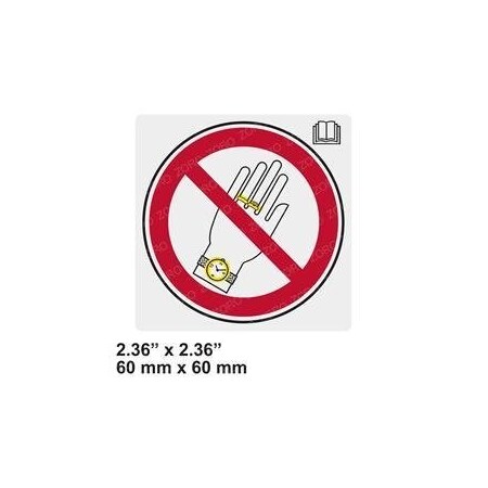 Jlg REPLACEMENT DECAL, WARNING DO NOT WEAR J 124362