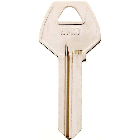 Hy-Ko Key Blank, Brass, Nickel, For: Corbin Russwin Cabinet, House Locks and Padlocks 11010CO91