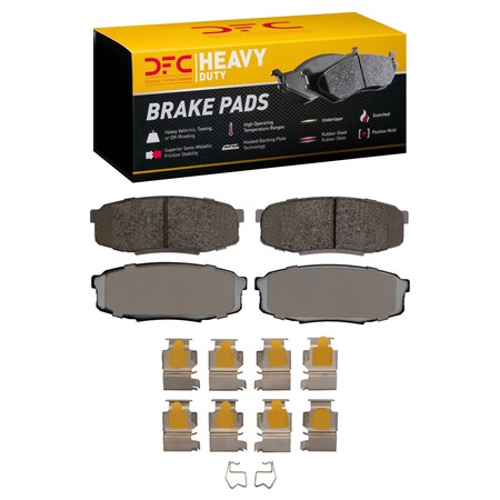 Dfc Heavy Duty, Disc Brake Pad Set, 1214-1304-01