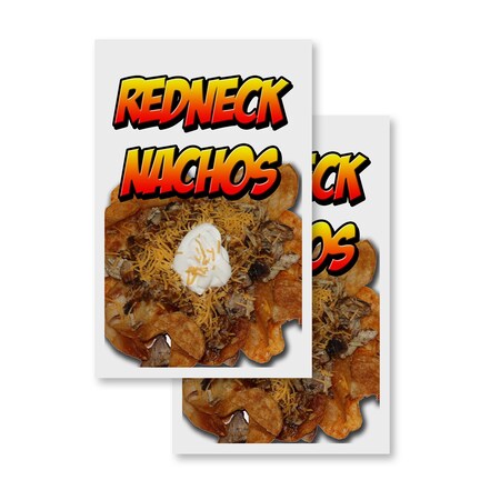 Signmission Redneck Nachos, Vinyl Decals Only 24 Inch x 36 Inch, Vinyl Decal, 2PK DSB-2436-2PACK-Redneck Nachos