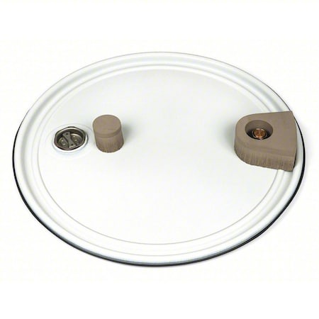 Zoro Select Drum Cover, White, Steel, 22.5 in L P2212KITL-GRAIV