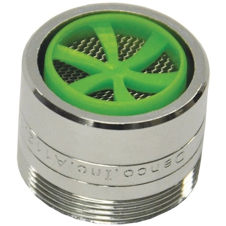 Danco Faucet Aerator, 151627 x 556427 Male x Female Thread, Brass, Chrome Plated, 1 gpm 10485