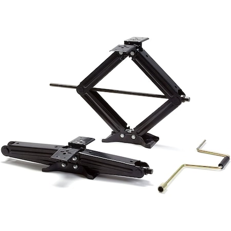 Water World 24 in. 5000 lbs Scissor Jack with Handle, Set of 2 WA1825148
