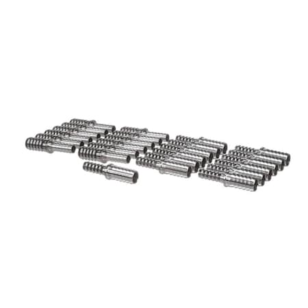 Lancer Splicer, 14in Barb x 3/8in Barb, Stainless Steel, 25PK 1000594-BP25
