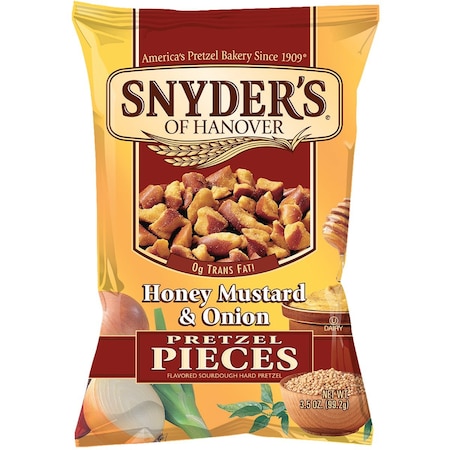 Snyders Of Hanover 3.5 Oz. Honey Mustard & Onion Pretzels 121201