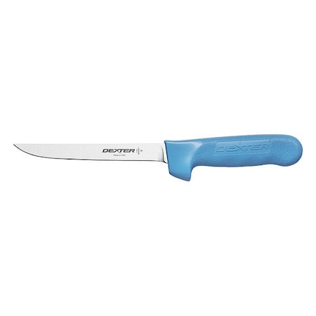 Dexter Russell S136NC-PCP SANI-SAFE 6 Boning Knife w/ Polypropylene Blue Handle, Carbon Steel
