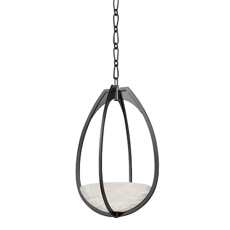 Hudson Valley Lighting Lloyd 1 Light Pendant 13.75 In. Black Nickel 4313-BLNK