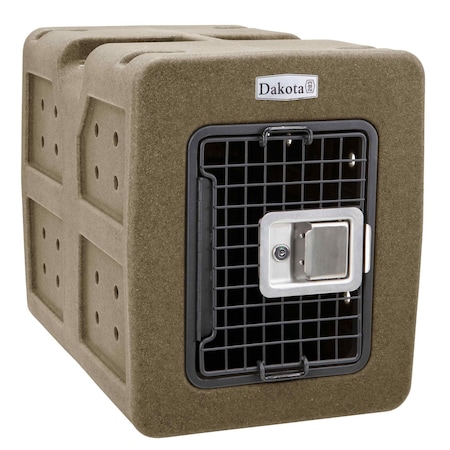 Dakota 283 G3 Framed Door Kennel With Dakota Guard Antimicrobial - Small - Coyote Granite D2-AM-G3SML-COY