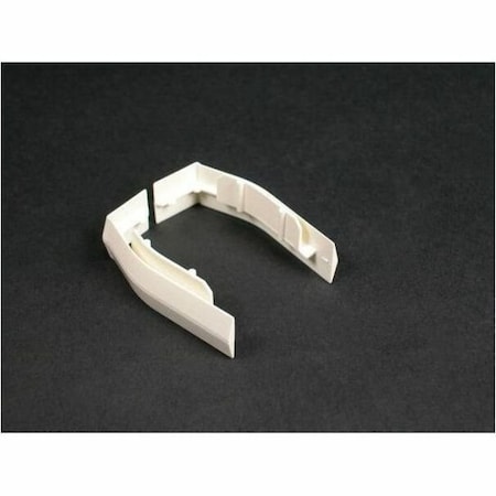 Legrand Raceway Base Seam Clip, 4 in W, 2 in H, 0.625 in L, White 40N2F05WH