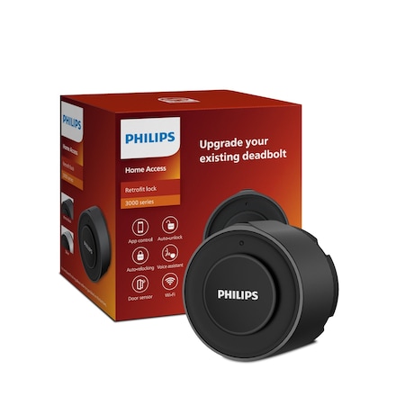 Philips Home Access Wi-Fi Retrofit Door Lock DDLOM1030X-10HWP-MB