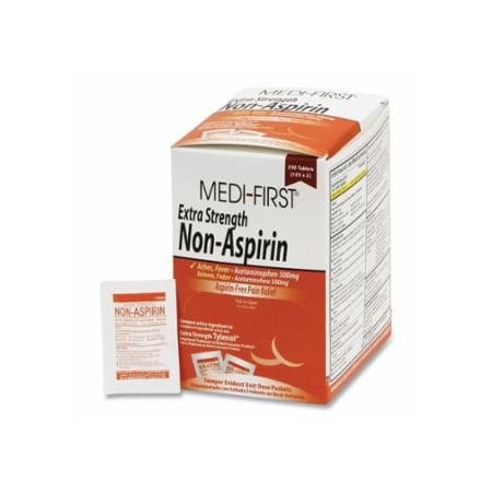 Medi-First Extra Strength Non-Aspirin Pain Reliever, Unflavored, Acetaminophen 899-80448
