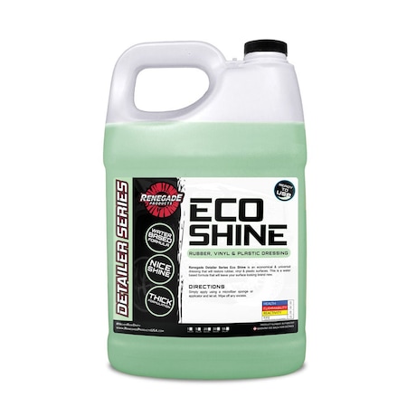 Renegade Products Usa Eco Shine Rubber, Vinyl, & Plastic Dressing 1 Gallon LFGBS707G01