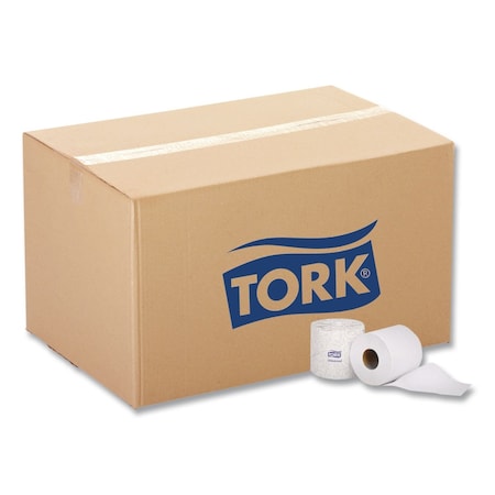 Tork Tork Toilet Paper Roll White T34, Universal, 2-ply, 48 x 616 sheets, 240616, PK48 240616
