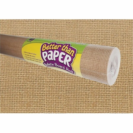 Teacher Created Resources Better Than Paper Board Roll, Bulletin Board, Classroom, 48in Width x 12 ft Length, Burlap, 1 Roll 77365