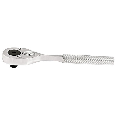 Proto Hand Ratchet, 3/8" Dr., 7" L, Hand Ratchet, 7 in, Chrome, 3/8 in J5249HS