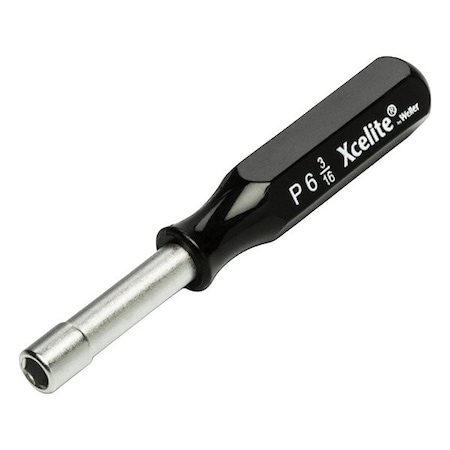 Xcelite Midget Hex Nutdriver, 3/16 P6N