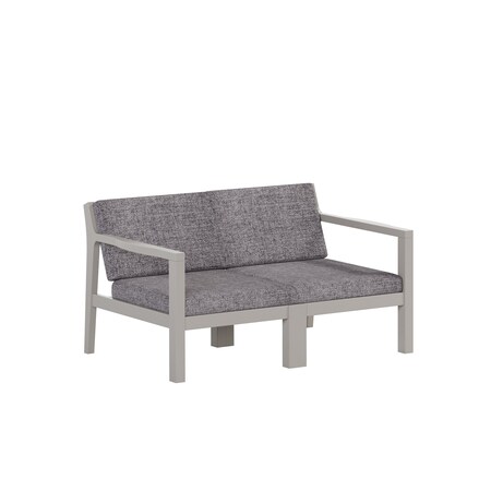 Polybird BREEZE DEEP SEAT LOVESEAT.     LIGHT GRAY POLYBIRD P108-LG-CASL