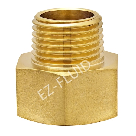 Ez-Fluid 3/4 FHT X 1/2 MIP Garden Hose Adapter EZFD725