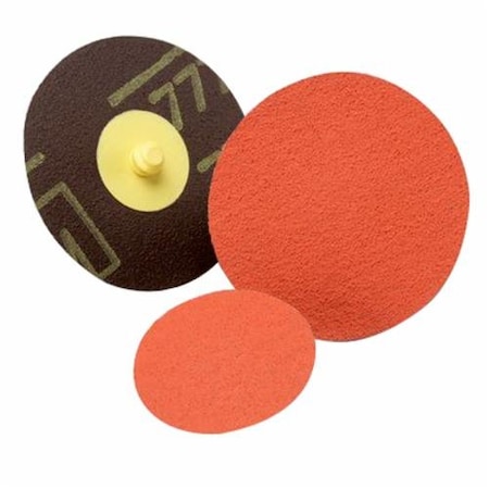 3M CLOSE COATED ABRASIVE QUICK CHANGE DISC, 20 IN DIA DISC, 36 GRIT, CERAMIC 5113514408