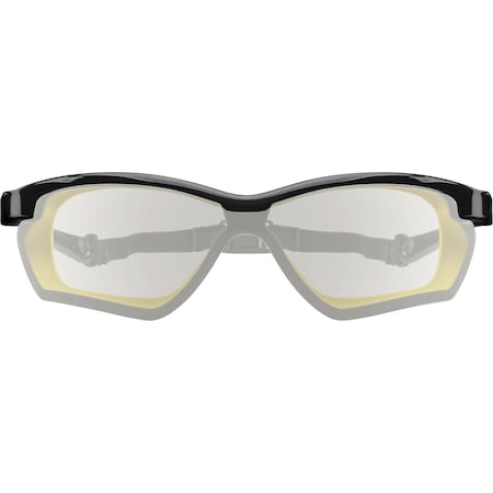 Ironwear Impact Resistant Anti Fog Safety Glasses with Rubber Gasket, Yellow, Mirrored 3027-B-Y-IOM/A