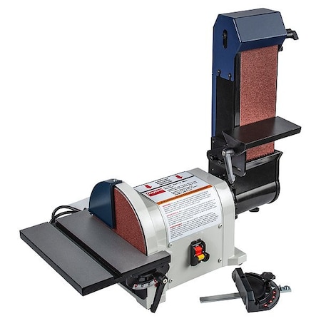 Dayton Combination Belt/Disc Sander, 120V, 8" 802G26