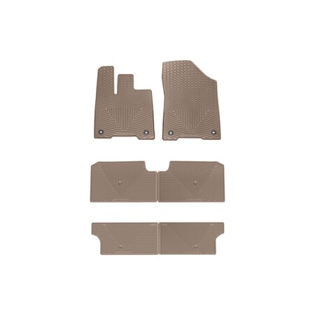 Weathertech Tan, Front, Rear, and Rear All Weather Floor Mats W580TN-W581TN-W582TN