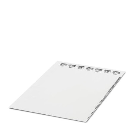 Phoenix Contact ESL 26X6 Insert strip Sheet white 0808105