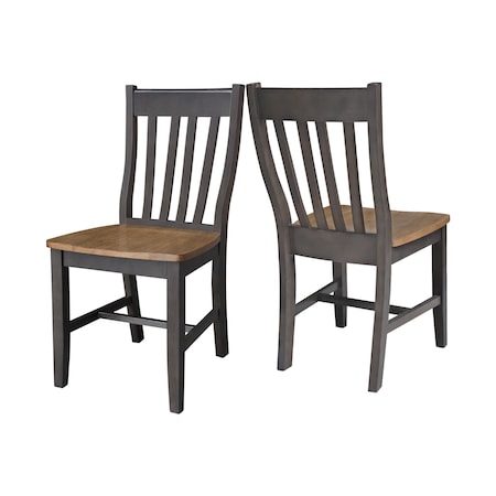 Whitewood Industries Set of Two Cafe Dining Chairs CI45-61P