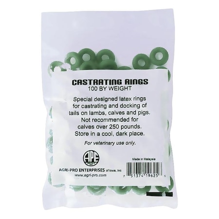 Generic Phv-Castration Bands, Latex, 100PK 050470