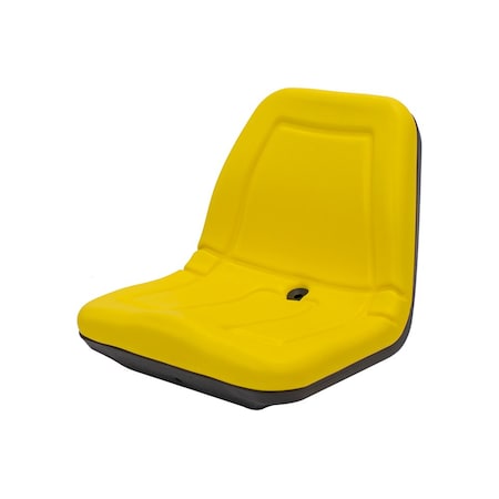 Uni Pro Seat High Back Plastic Deluxe | Yellow Vinyl 8844