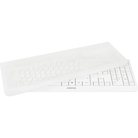 Cherry Lt Grey Flat Cover Usb 104+4 Quiet Laser EZN-0800EU-0