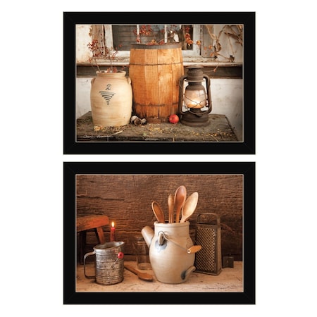 Set Of Two The Nail Keg 6 Black Framed Print Wall Art, 2PK
