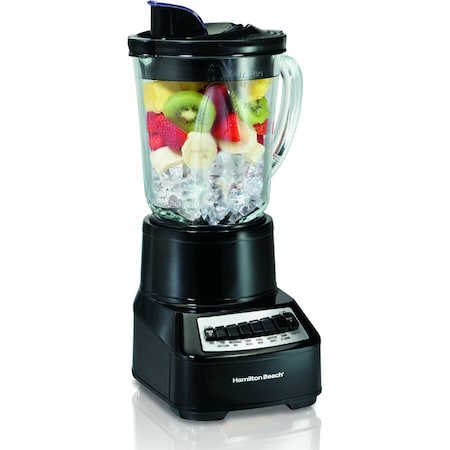 Hamilton Beach Wave Crusher Black Plastic Blender 40 oz 14 speed 54220