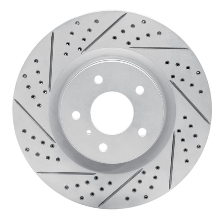 Dynamic Friction Co DFC Geoperformance Rotor - Drilled and Slotted 830-68008L