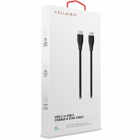 Cellairis PREMIUM USB C TO USB C 6FT B 11-0020131R