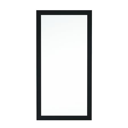 Gt-Lite 1'x2' 2550 Lumen LED Flat Panel, Black Trim, Flush Mount, 5 CCT, Dimmable, CRI 80, E26 Adapter GT-F12B-2PK