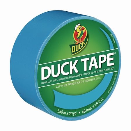 Duck Brand Colored Duct Tape, 3in Core, 1.88in x 20 yds, Electric Blue 1311000