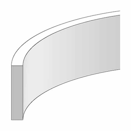 Hercules Sealing Products MWRA-45X5.4X2.5-SC, WR-GLASS/POM-45.00x5.40x2.50 MWRA-45X5.4X2.5-SC