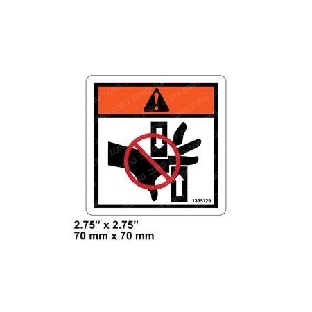 Yale REPLACEMENT DECAL, DANGER 504231252