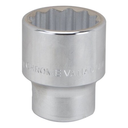 Vulcan Drive Socket, 34 mm Socket, 3/4 in Drive, 12-Point, Chrome Vanadium Steel, Chrome MT-SM6034