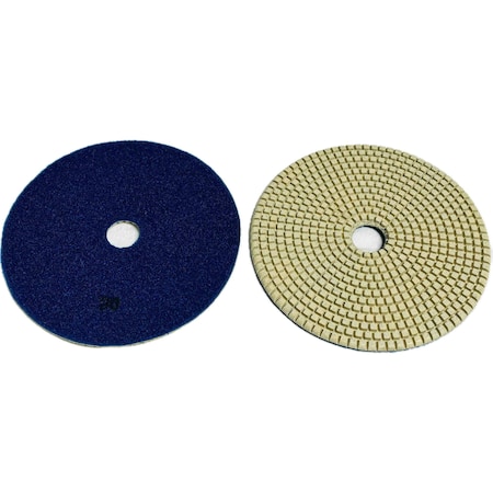 Vantage Product Flexible Risen Bond Dry Polishing Pad, Concrete Finishing, 7'' R-FB70030