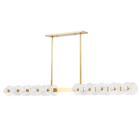 Hudson Valley Lighting Austen 20 Light Linear 59.5 In. Aged Brass 4260-AGB