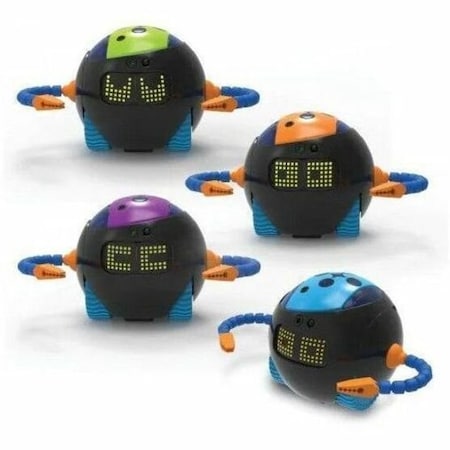 Learning Resources Cooper the STEM Robot Classroom Pack, Set of 4 Coding Robots LER3118