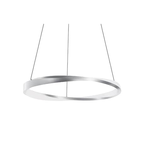 Afx Oberon 24in. LED Pendant - 40W - Satin Nickel OBRP24LAJUDSN