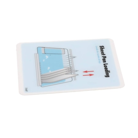 Power Soak Systems Decal, Sheet Loading Pan 31487