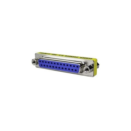 Cable Wholesale Serial Mini Gender Changer / Coupler, DB25 Female to DB25 Female 31D3-22400